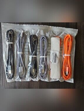 Braided USB Charging Cables - Gray and Black Pack